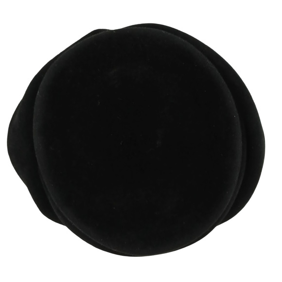 \hanson Body Women’s Faux Fur Black Fluffy Headdress Pill Hat Made in France - Picture 3 of 14